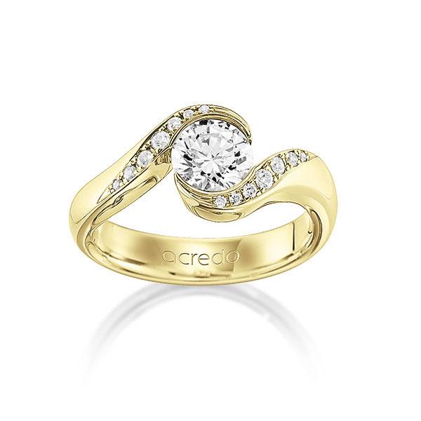Verlovingsringen - Geel goud - A-1259-3