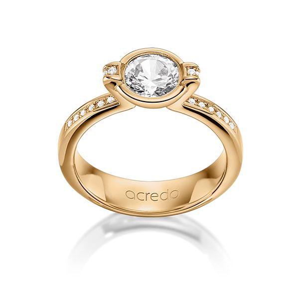 Verlovingsringen - Rosé goud - A-3105-39