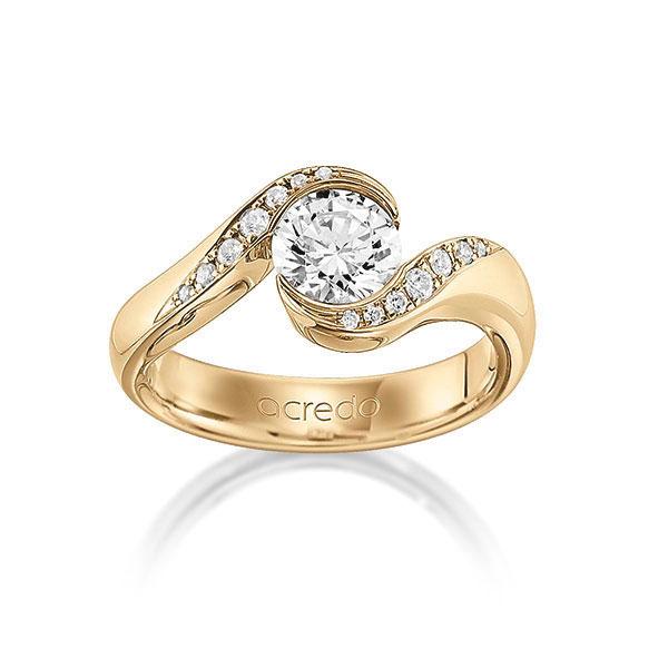 Verlovingsringen - Rosé goud - A-1259-8