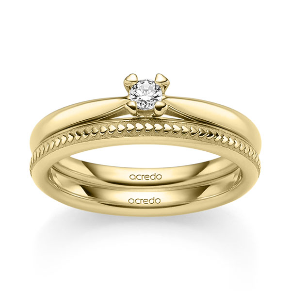 Verlovingsringen - Geel goud - A-2468-6