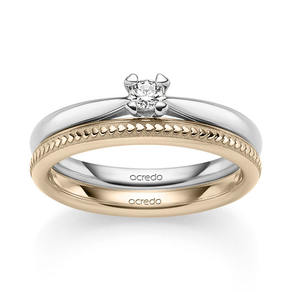 Verlovingsringen - Wit goud - A-2468-2
