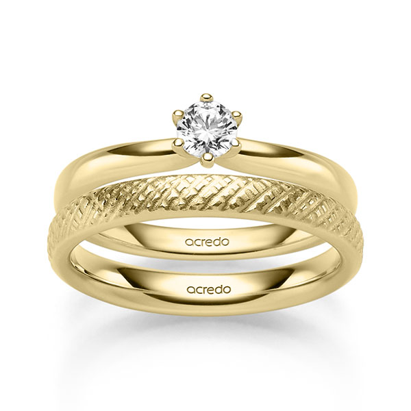 Verlovingsringen - Geel goud - A-2453-6