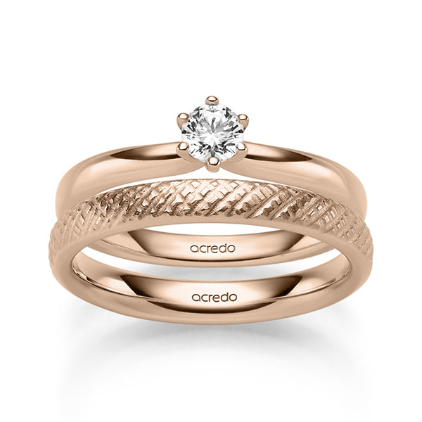 Verlovingsringen - Rood goud - A-2453-9