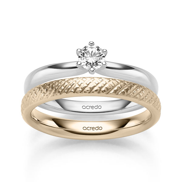 Verlovingsringen - Wit goud - A-2453-1
