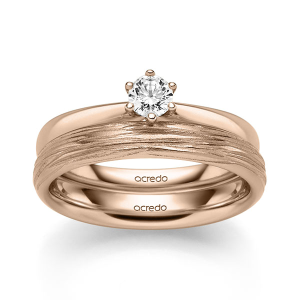 Verlovingsringen - Rood goud - A-2452-9