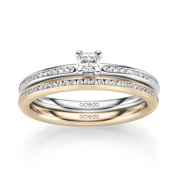 Verlovingsringen - Wit goud - A-2447-8