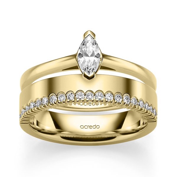 Verlovingsringen - Geel goud - A-2476-2