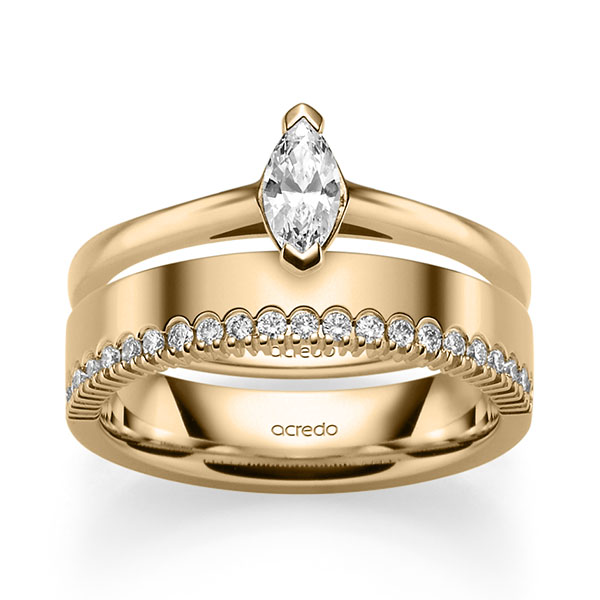 Verlovingsringen - Rosé goud - A-2476-3