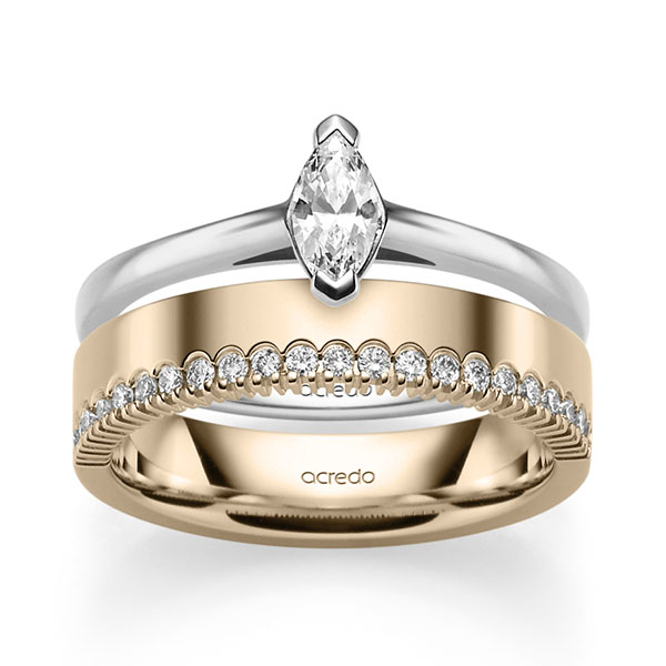 Verlovingsringen - Wit goud - A-2476-8