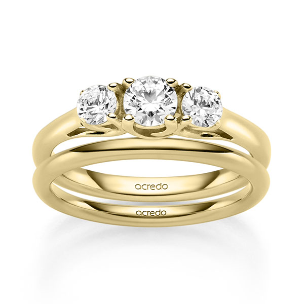 Verlovingsringen - Geel goud - A-2458-6
