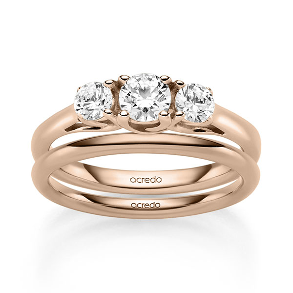 Verlovingsringen - Rood goud - A-2458-9