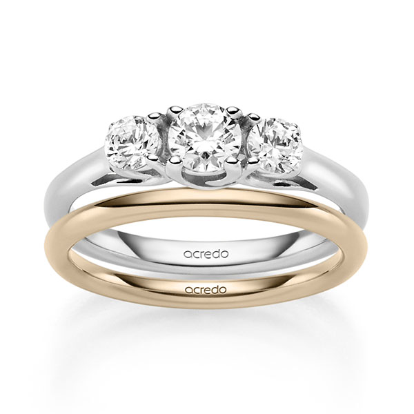 Verlovingsringen - Wit goud - A-2458-1