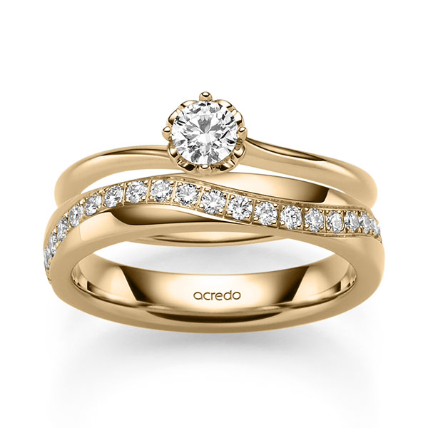 Verlovingsringen - Rosé goud - A-2474-2