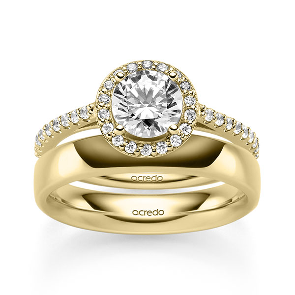 Verlovingsringen - Geel goud - A-2461-6