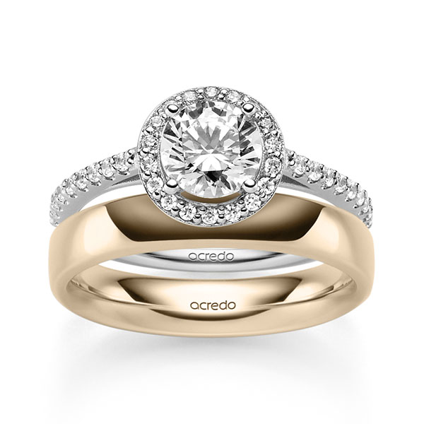 Verlovingsringen - Wit goud - A-2461-1