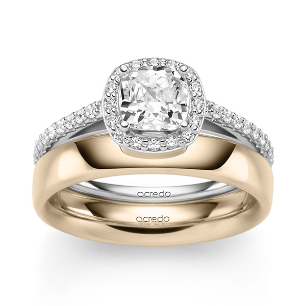 Verlovingsringen - Wit goud - A-2459-1
