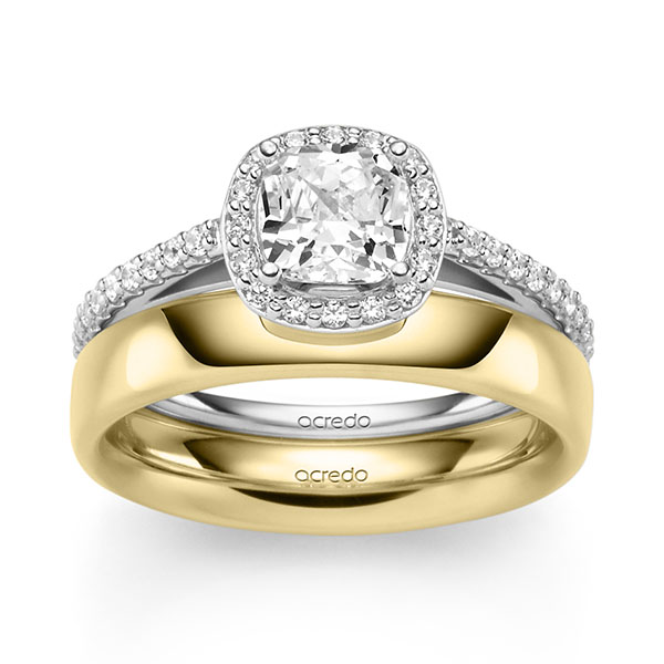 Verlovingsringen - Wit goud - A-2459-3