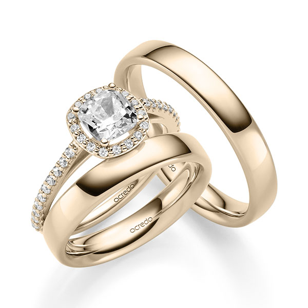 Trouwringen - Signature Goud - A-2429-8