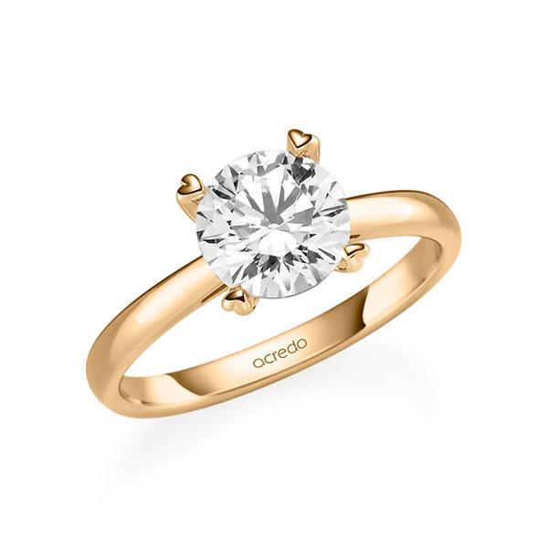 Verlovingsringen - Rosé goud - A-1487-40