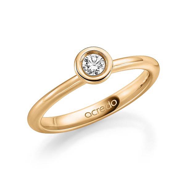 Verlovingsringen - Rosé goud - A-3102-8