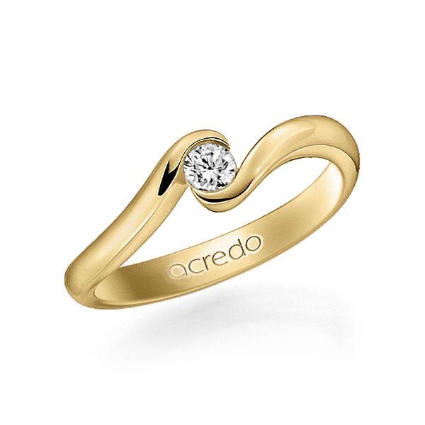 Verlovingsringen - Geel goud - A-3103-14