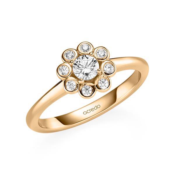 Verlovingsringen - Rosé goud - A-2090-14