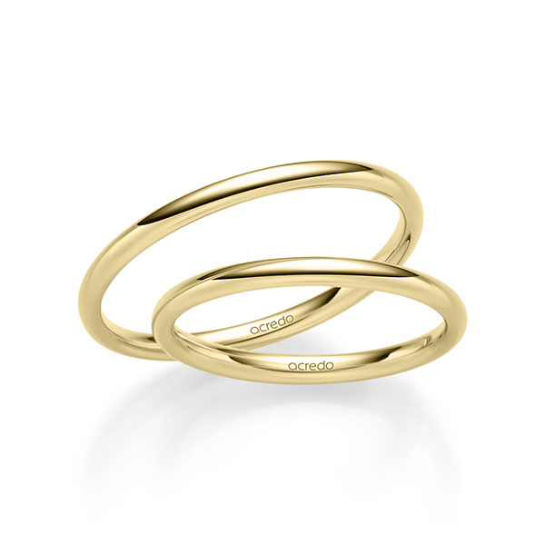 Trouwringen - Geel goud - S-1289-3