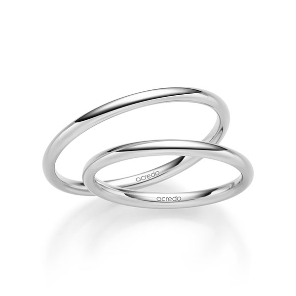 Trouwringen - Wit goud - S-1289-6