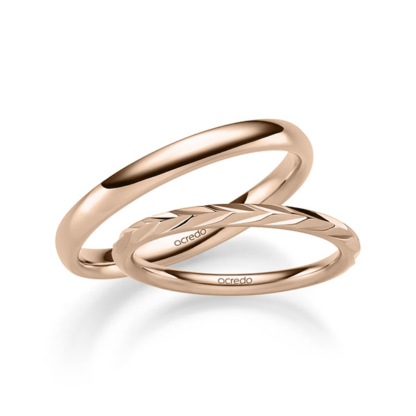 Trouwringen - Rood goud - A-2712-5