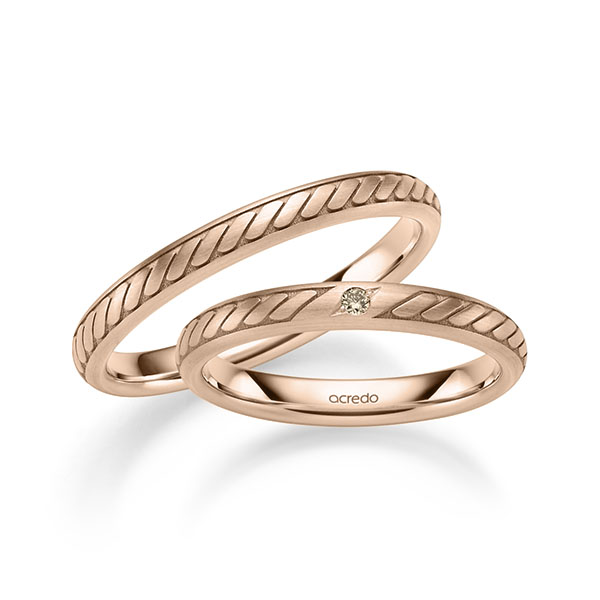 Trouwringen - Rood goud - A-2692-5