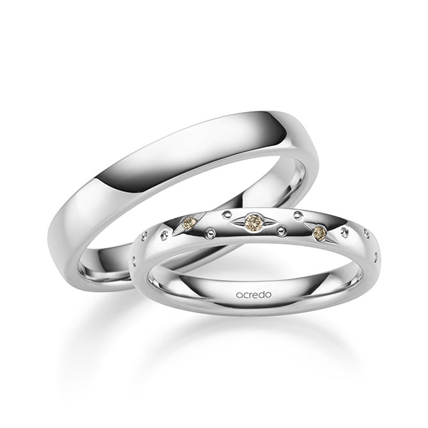 Trouwringen - Wit goud - A-2674-6