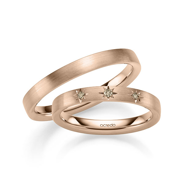 Trouwringen - Rood goud - A-2677-5