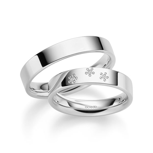 Trouwringen - Wit goud - A-2349-5