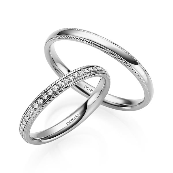 Trouwringen - Platina - S-1235-5