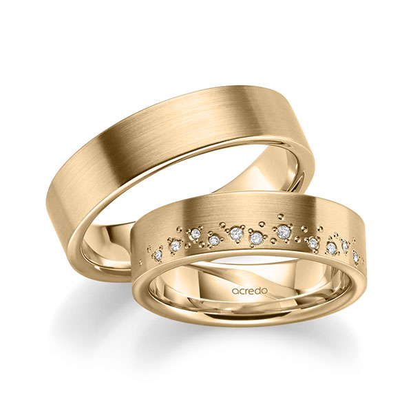Trouwringen - Rosé goud - A-2193-4