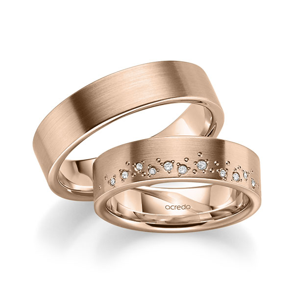 Trouwringen - Rood goud - A-2193-5
