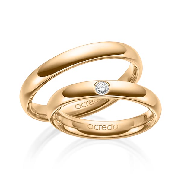 Trouwringen - Rosé goud - A-1465-5