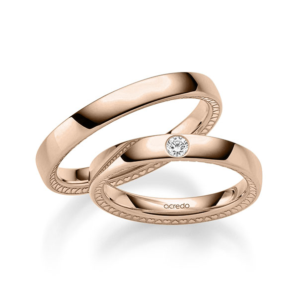 Trouwringen - Rood goud - A-2369-4