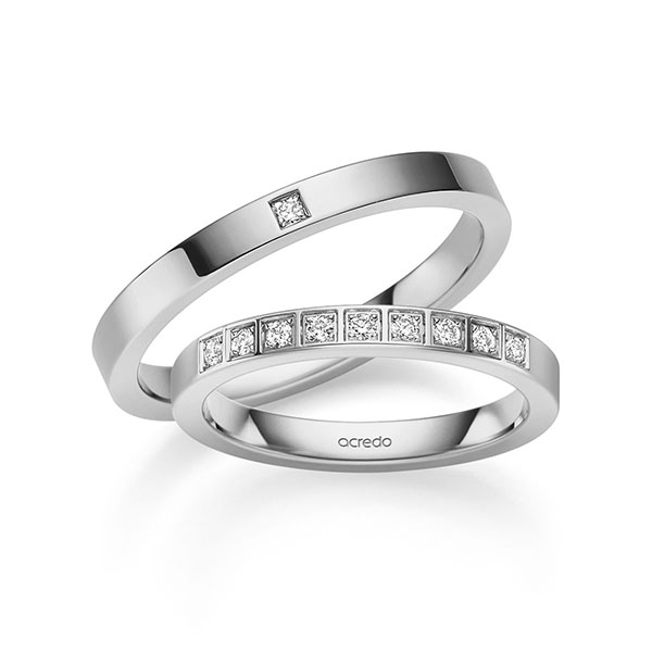 Trouwringen - Platina - S-1374-2