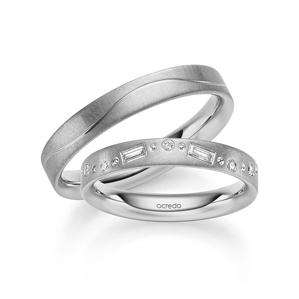 Trouwringen - Platina - S-1376-2