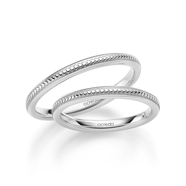 Trouwringen - Wit goud - A-2374-6