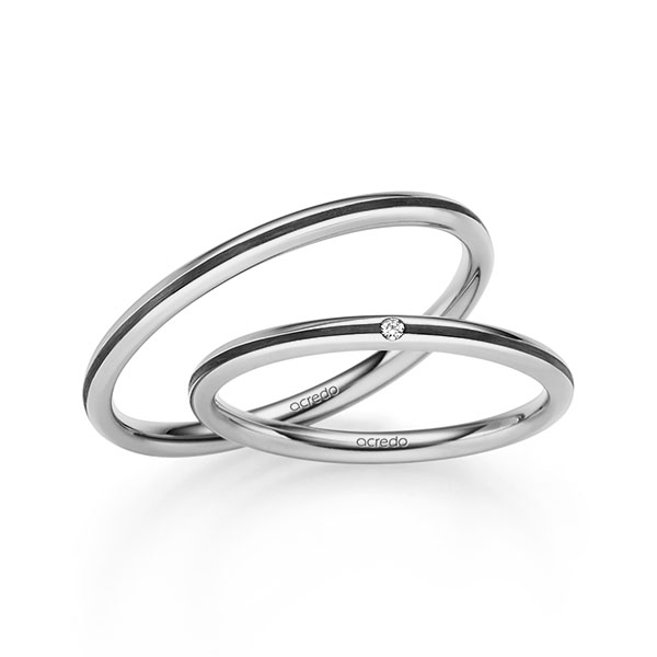 Trouwringen - Platina - S-1298-1