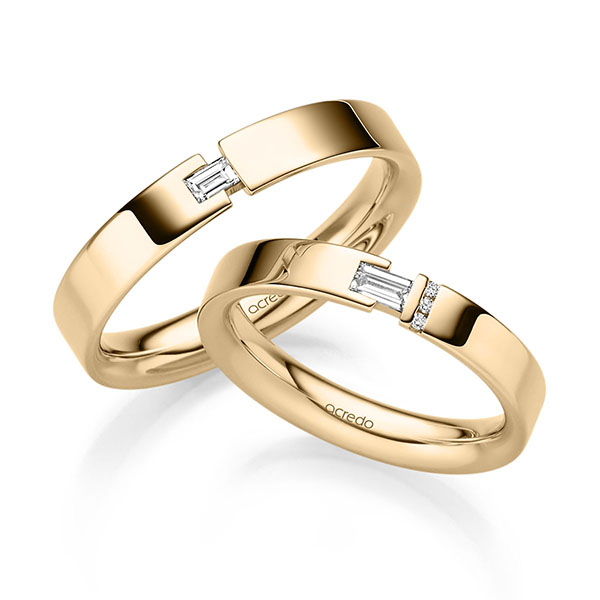 Trouwringen - Rosé goud - S-1334-3
