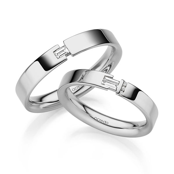 Trouwringen - Platina - S-1334-2