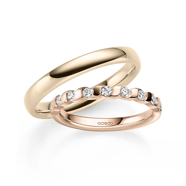 Trouwringen - Rood goud - A-2808-28