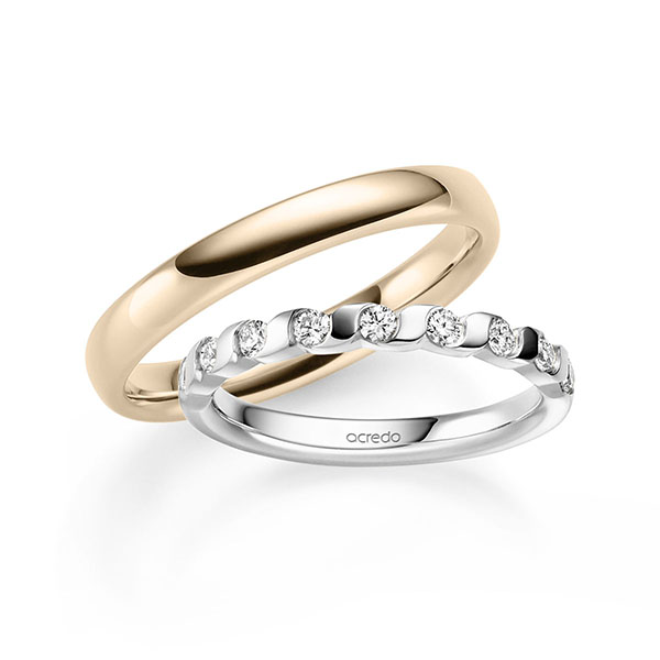 Trouwringen - Wit goud - A-2808-4