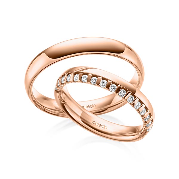 Trouwringen - Rood goud - A-2107-5