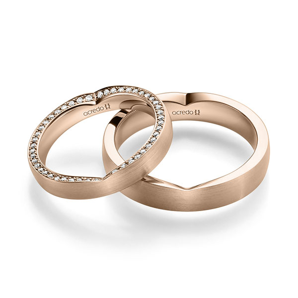 Trouwringen - Rood goud - A-2245-5
