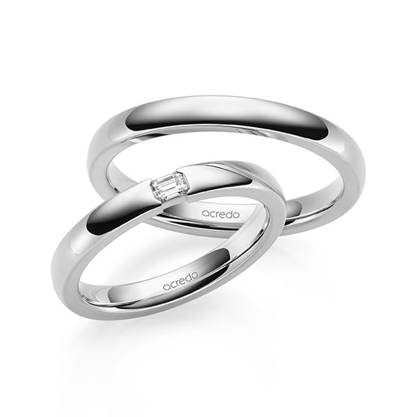 Trouwringen - Wit goud - A-2137-5