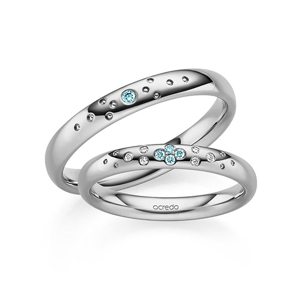 Trouwringen - Platina - S-1360-2